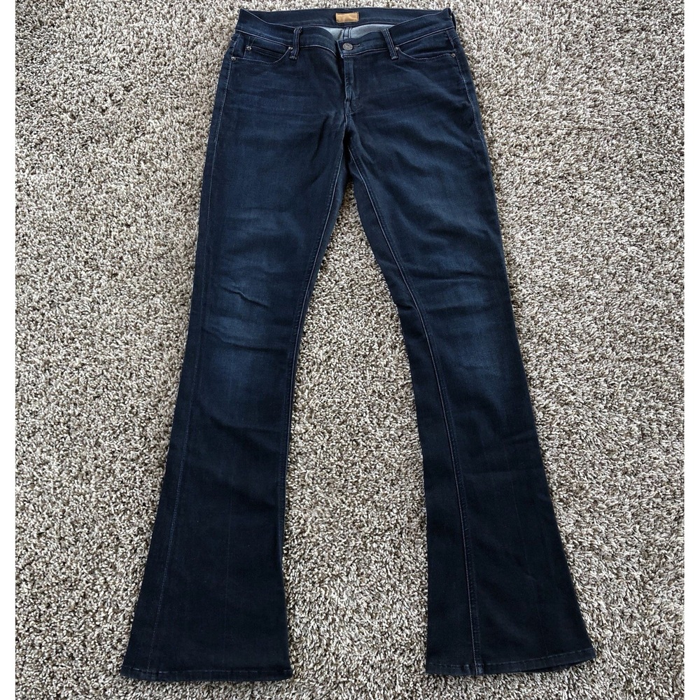 Mother The Runaway Jeans Womens 29 Strange Brew Wash Flare Bootcut Stretch Dark